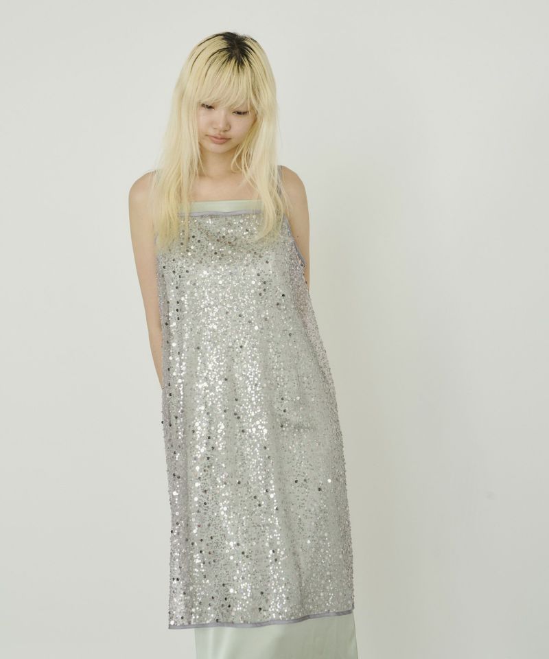 【新品未使用】andresd kirakira spangle dress kirakira spangle dress | ANDRESD