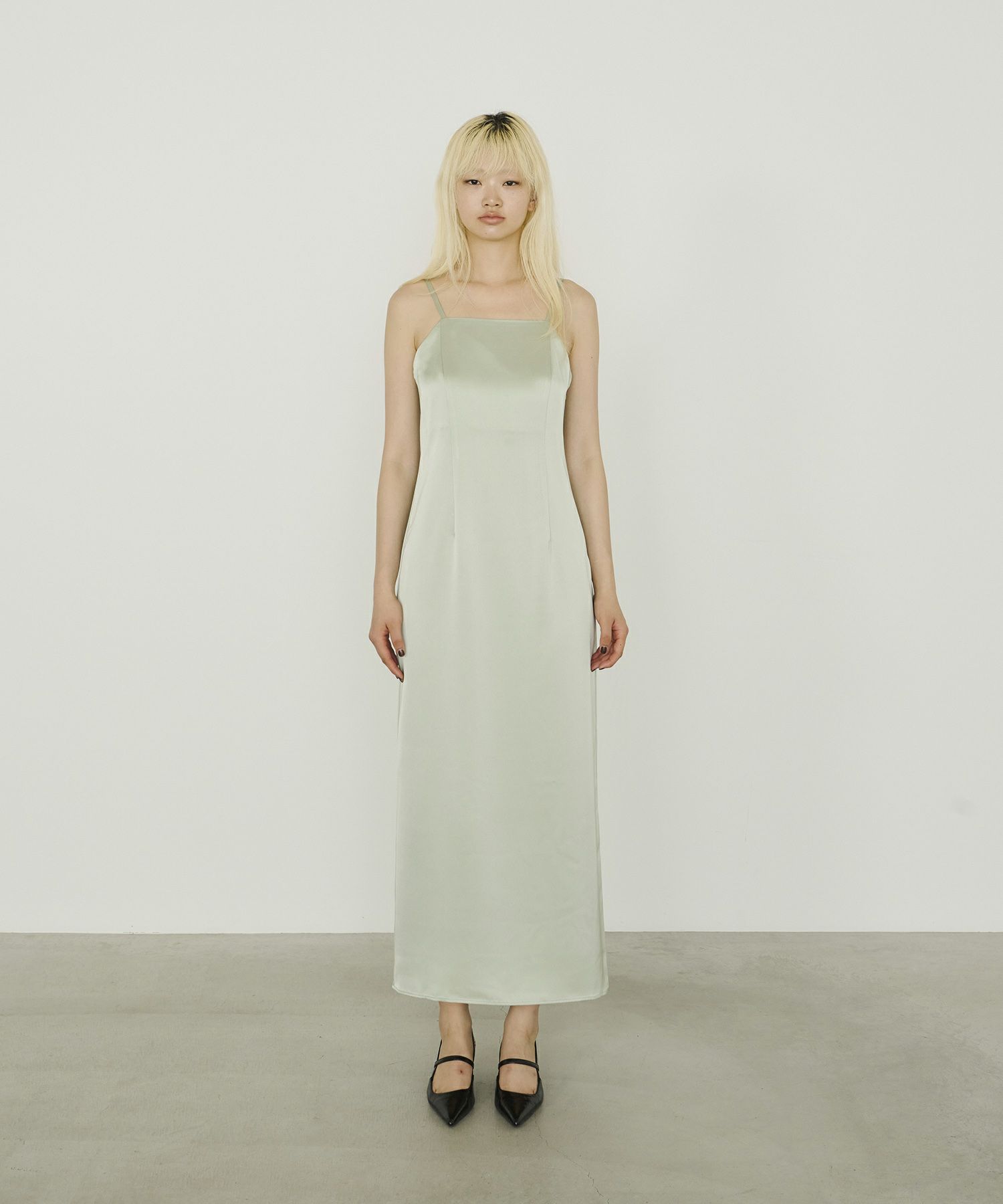 satin minimal dress | ANDRESD