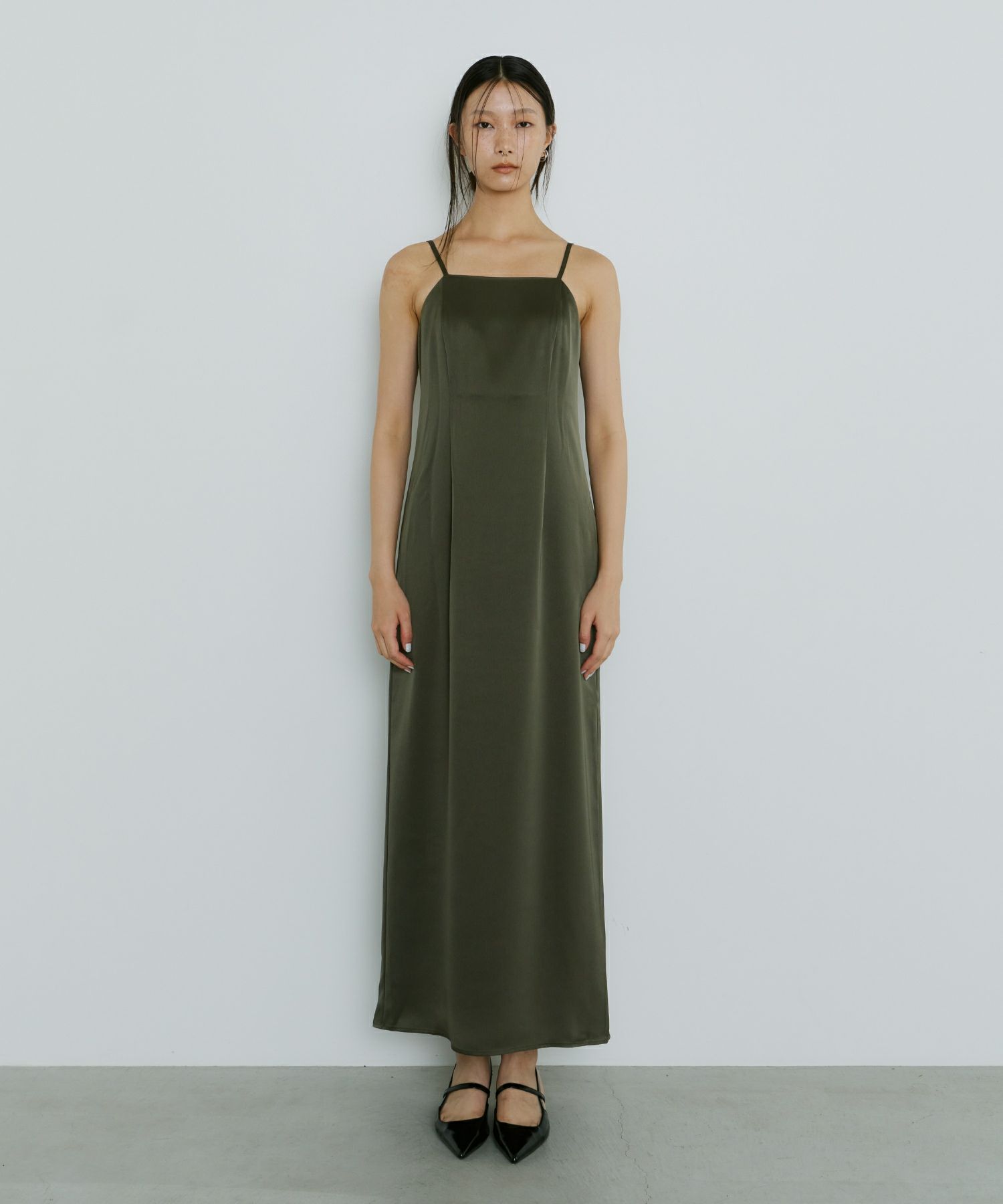 satin minimal dress | ANDRESD