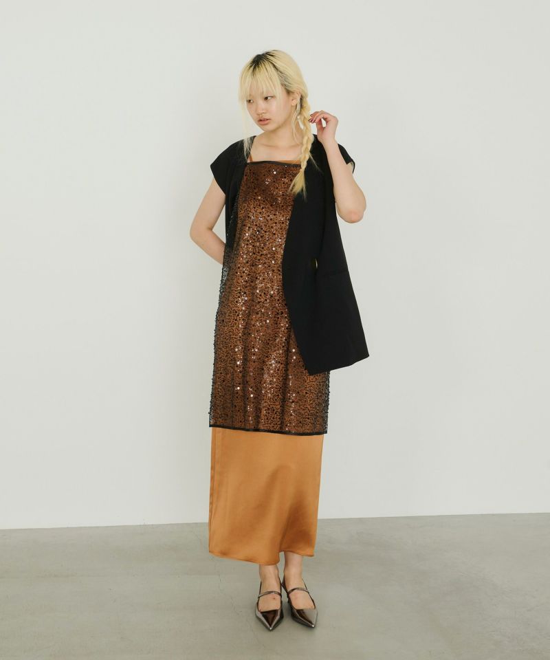 satin minimal dress | ANDRESD