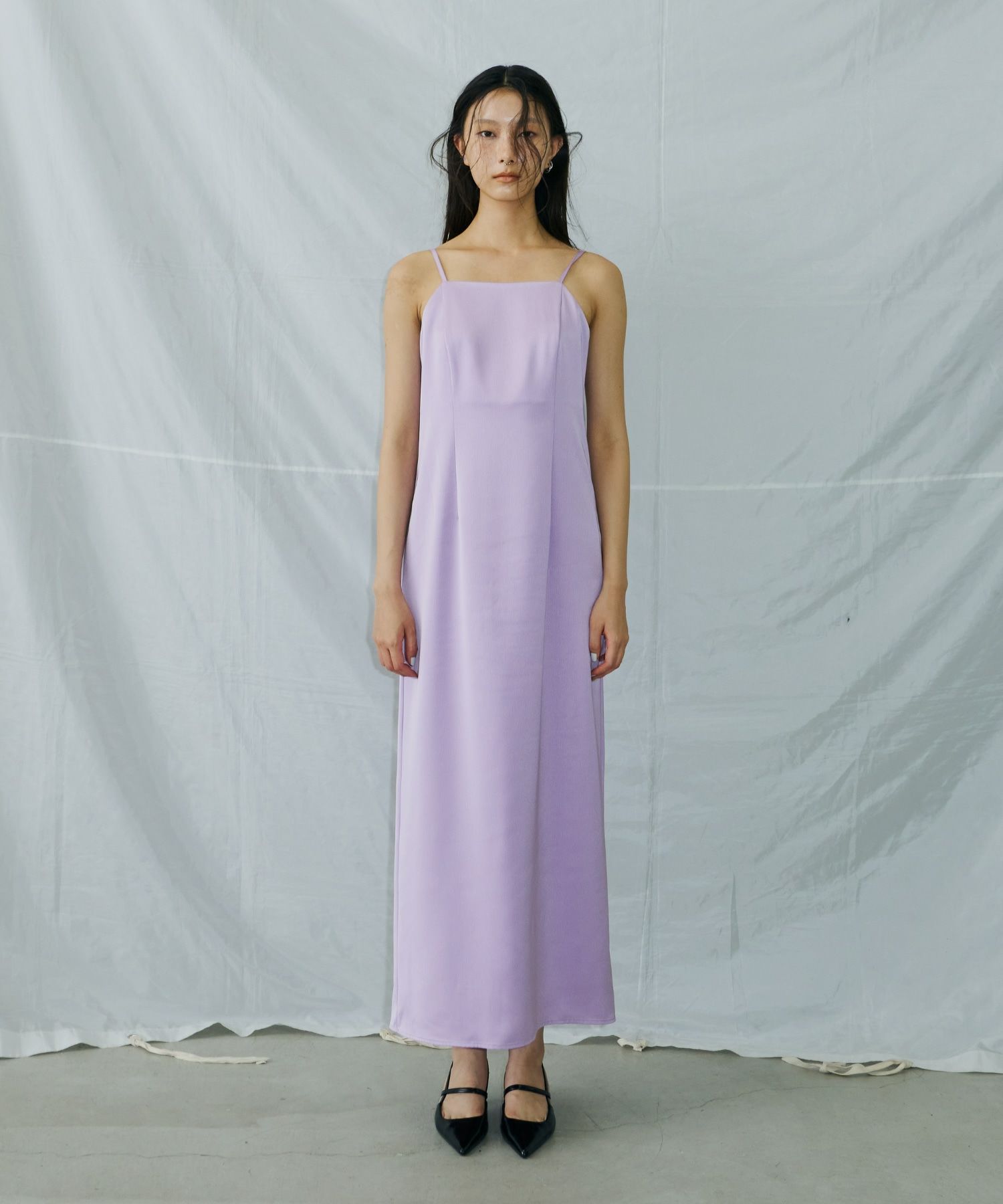 satin minimal dress | ANDRESD