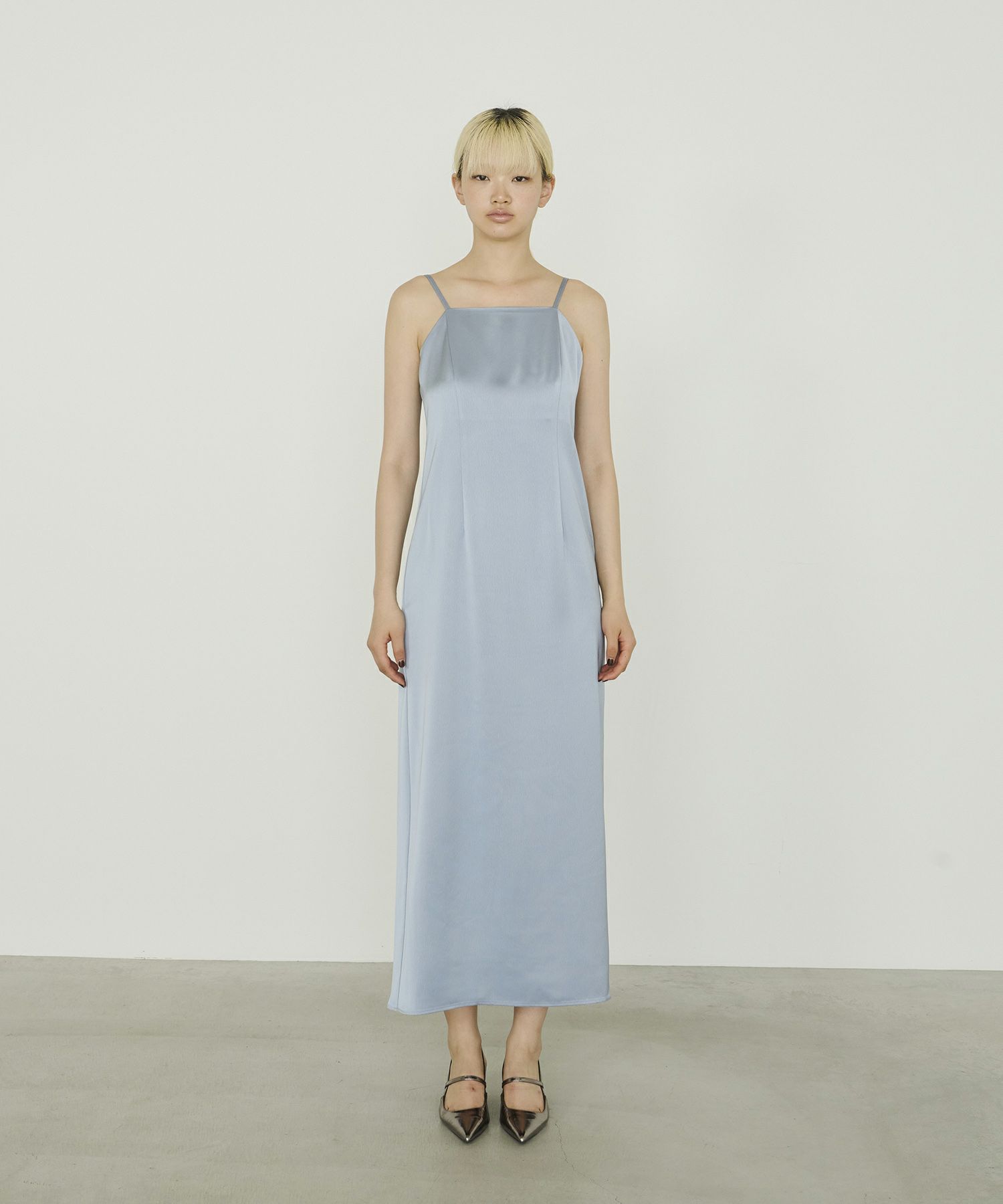 satin minimal dress | ANDRESD
