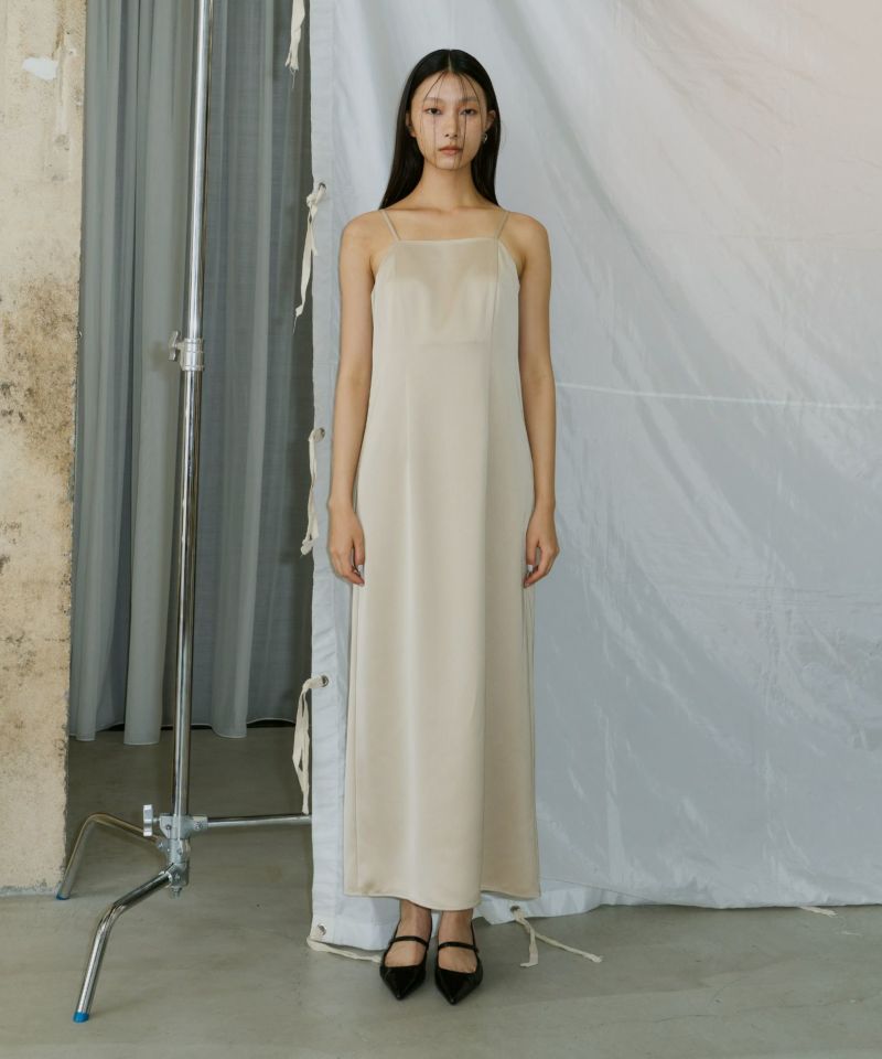 satin minimal dress | ANDRESD