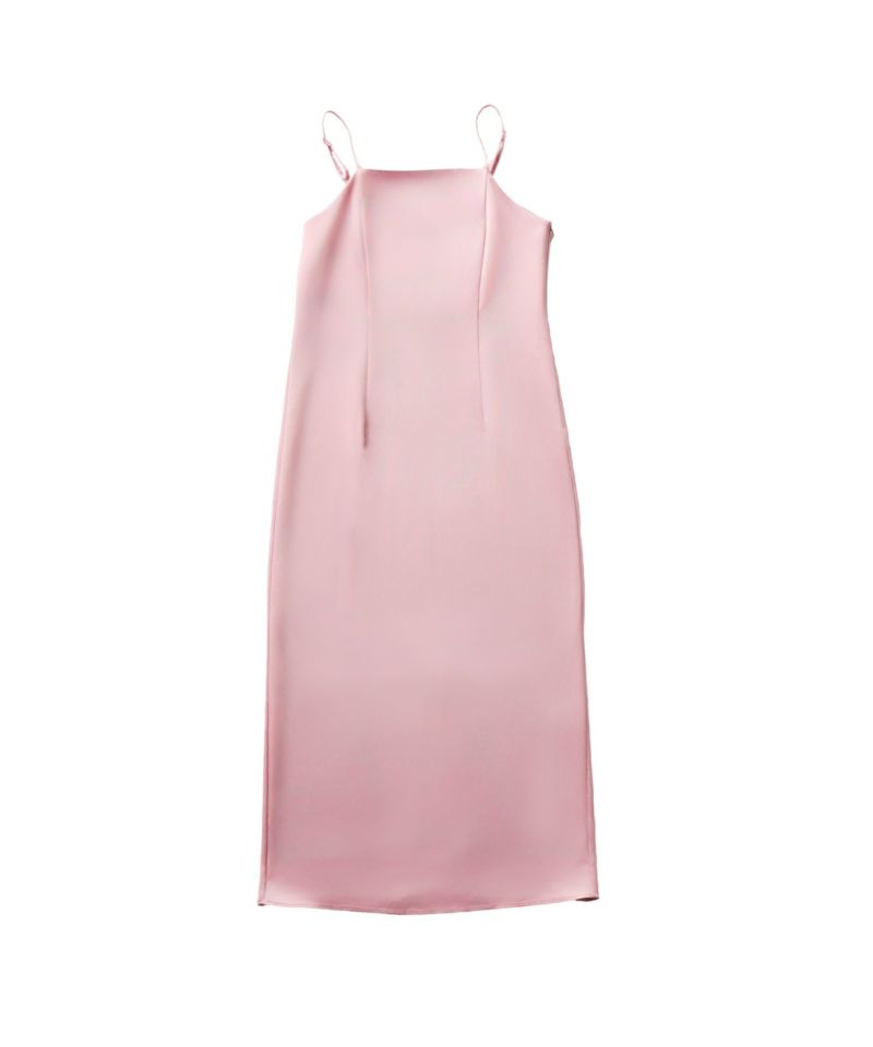 satin minimal dress | ANDRESD