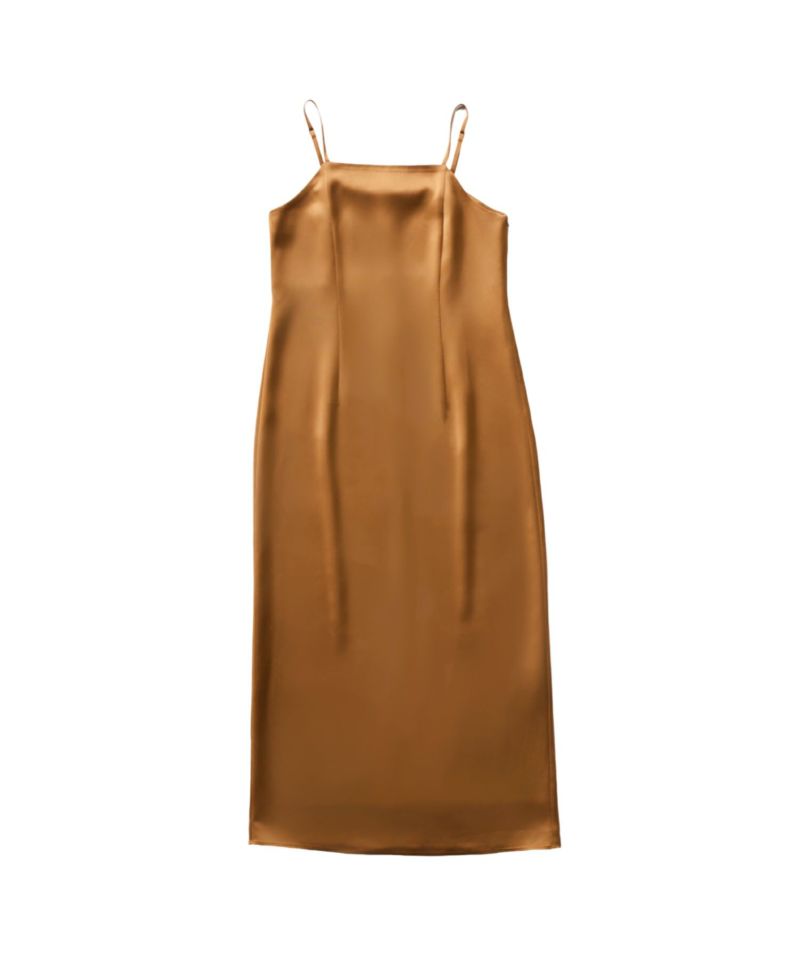 satin minimal dress | ANDRESD