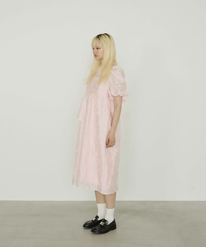 ピンク パフスリーブ ワンピース ANDRESD ANDRESD（アンドレスド）のファッション通販 - ZOZOTOWN（カラー