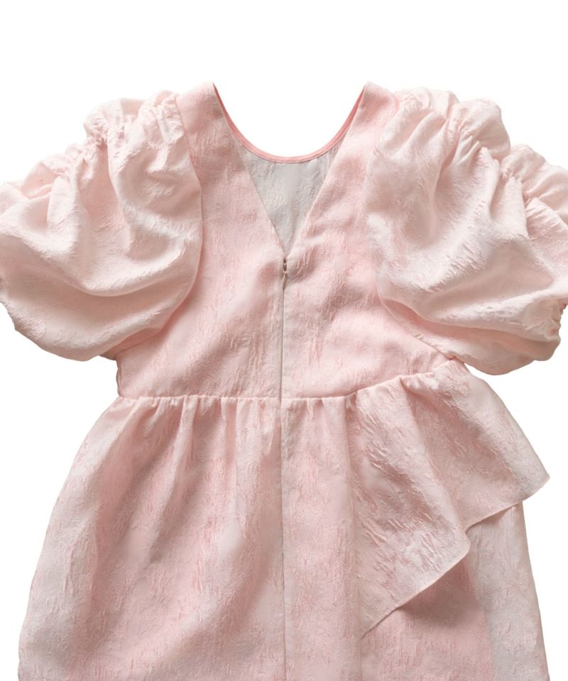スーツ・フォーマル・ドレス andresd bubble sleeve jacquard dress bubble sleeve jacquard dress | ANDRESD