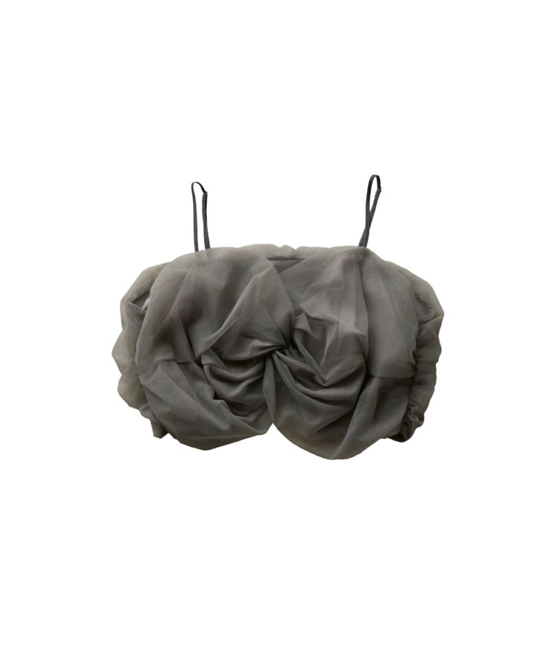 twisted bustier layered tops | ANDRESD