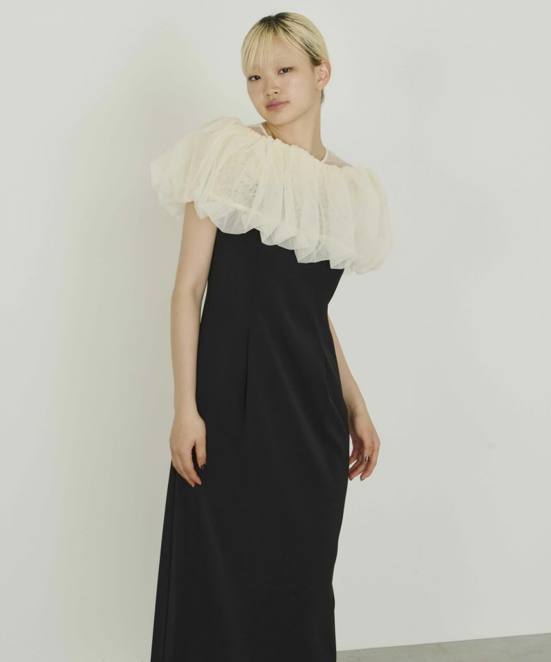 スーツ・フォーマル・ドレス andresd  balloon hemline dress ANDRESD ドレス balloon hemline dress / バルーンヘムライン