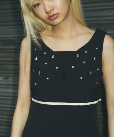 dropped pearl dress | ANDRESD