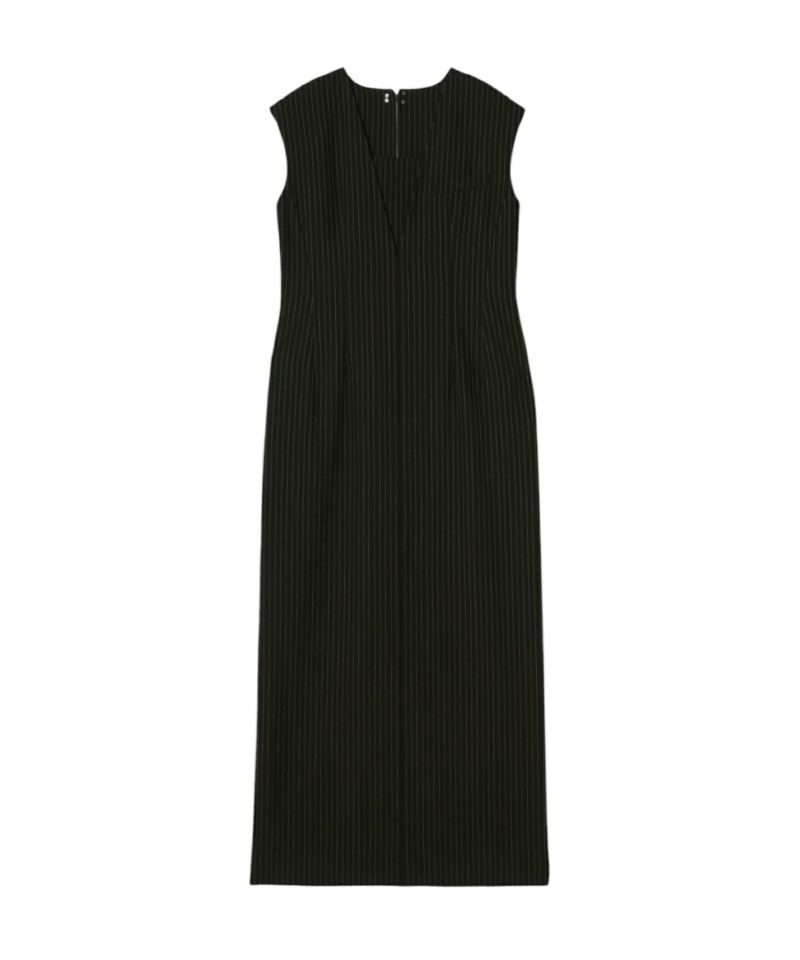 スーツ・フォーマル・ドレス pinstripe sleeveless bustier dress pinstripe sleeveless bustier dress | ANDRESD