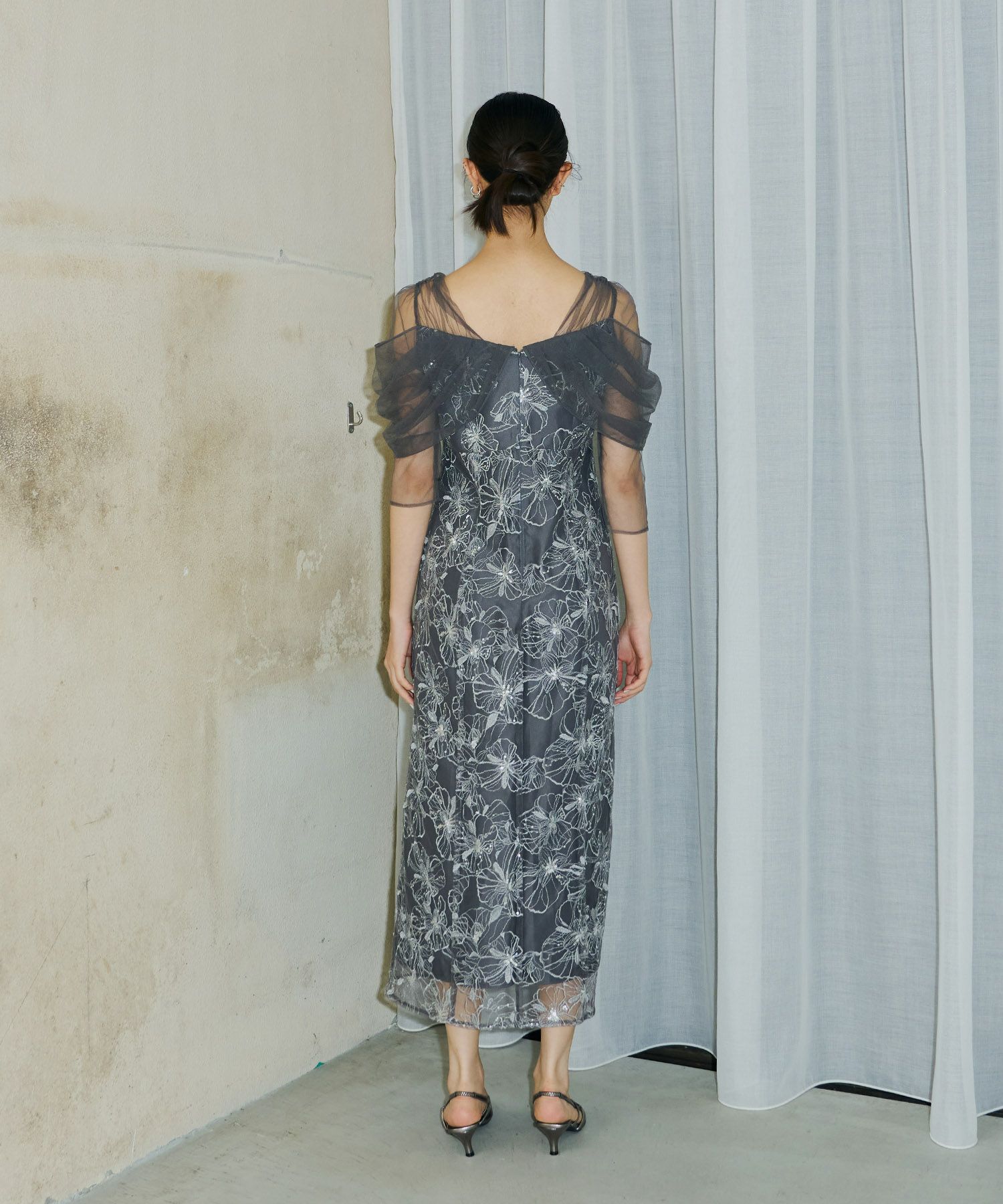 スーツ・フォーマル・ドレス ANDRESD tulle drape spangle dress tulle drape spangle dress | ANDRESD