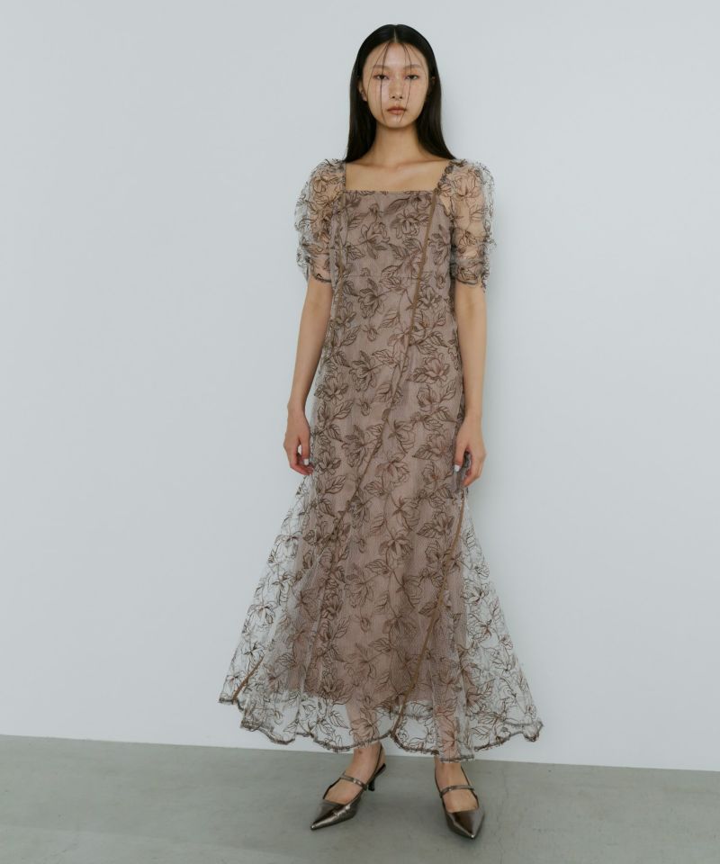 andresd piping tulle dress パイピングチュールドレス ANDRESD ドレス piping tulle dress パイピングチュールドレス