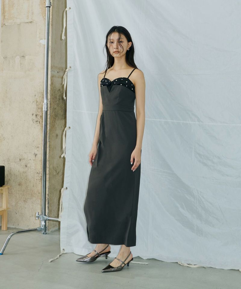 dropped pearl dress | ANDRESD