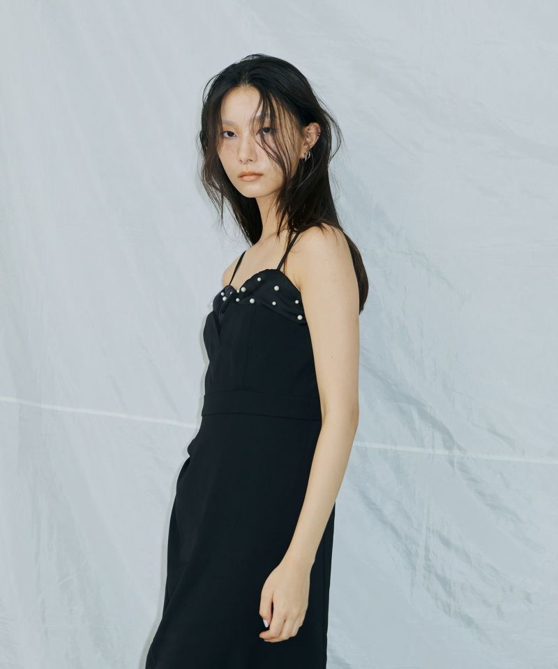 dropped pearl dress | ANDRESD