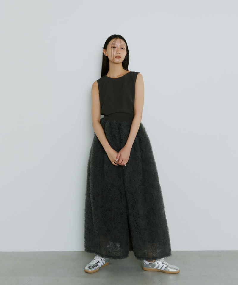 Mocomoco　ベージュ 1部受注販売◇8月末発送】mocomoco set up dress | ANDRESD