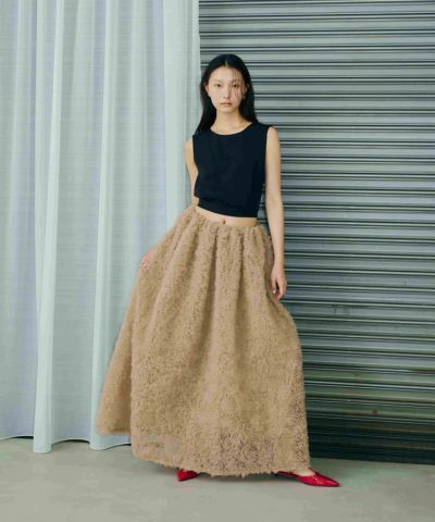 【新品】ANDRESD V line jacquard dress | ANDRESD