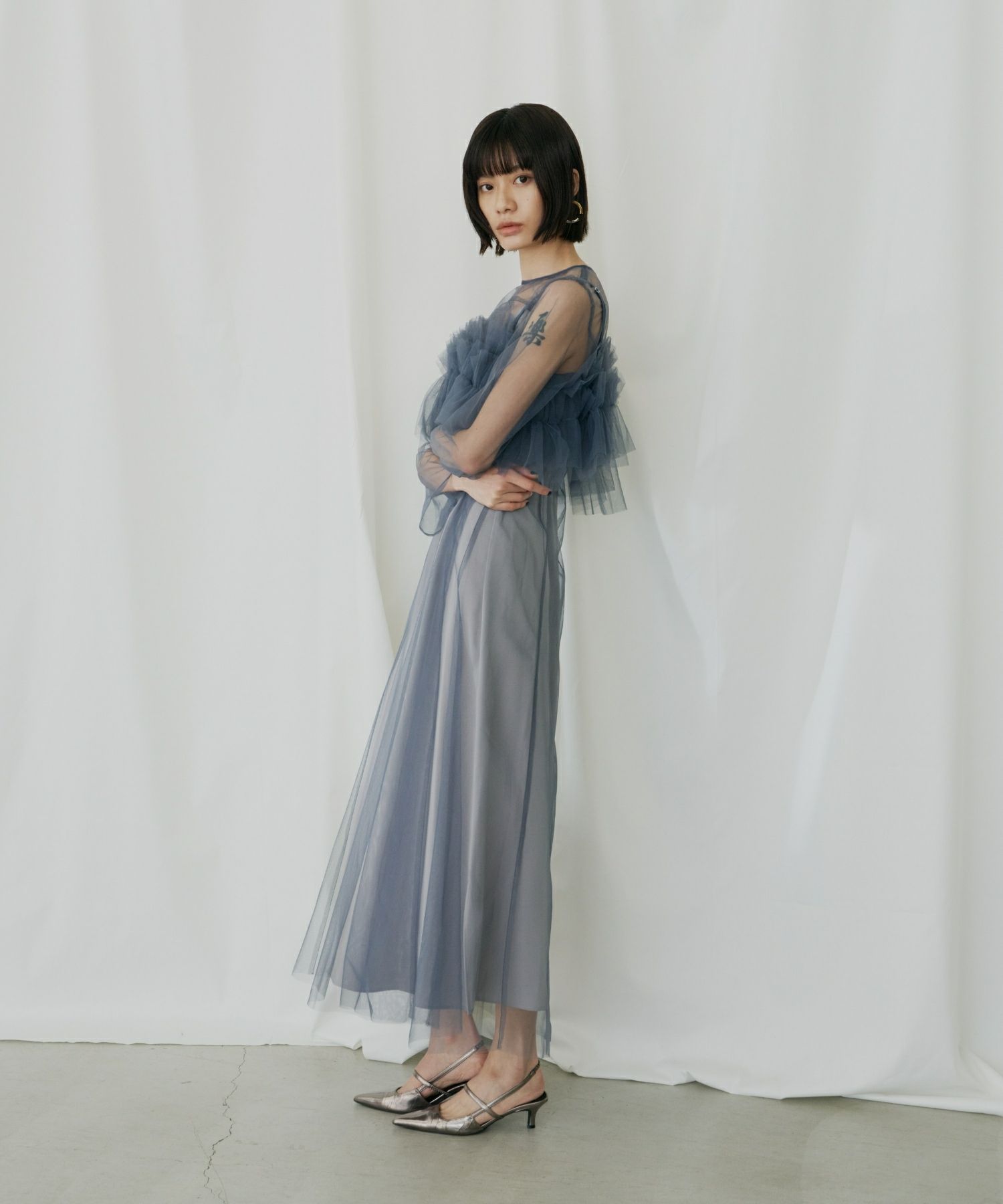 multiway volume tulle dress | ANDRESD