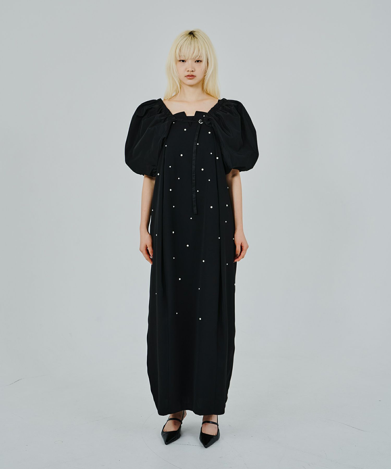 oval form pearl dress | ANDRESD