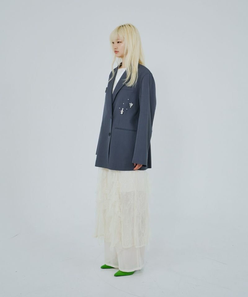 jewels shine boxy jacket | ANDRESD
