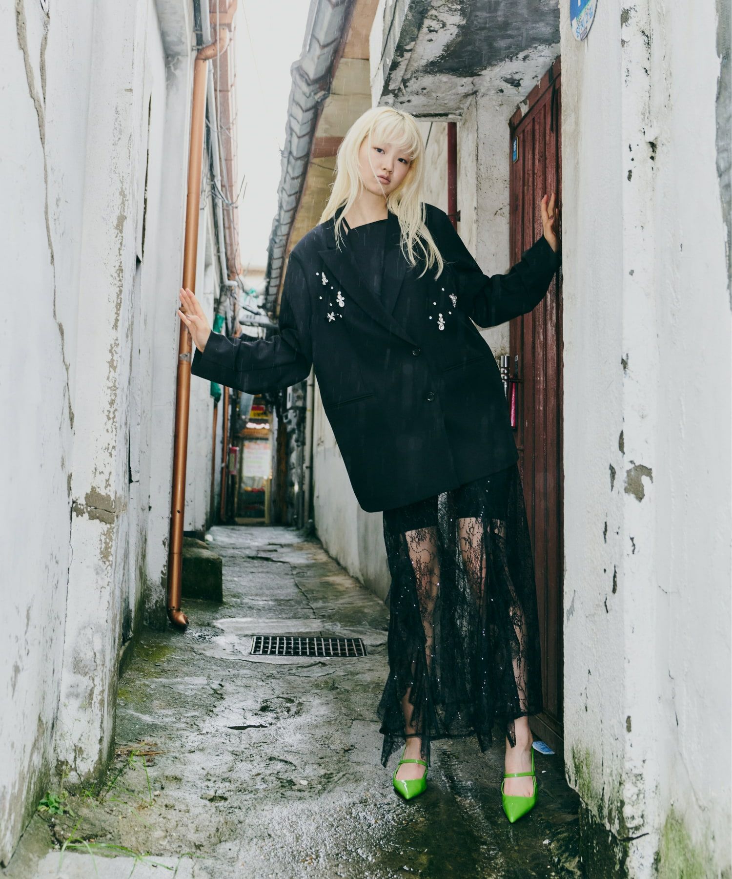 jewels shine boxy jacket | ANDRESD