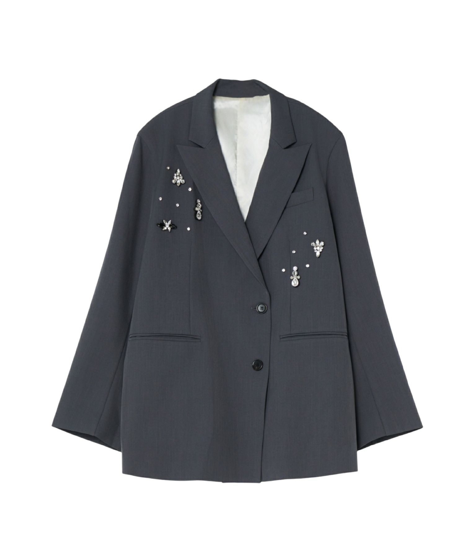 jewels shine boxy jacket | ANDRESD