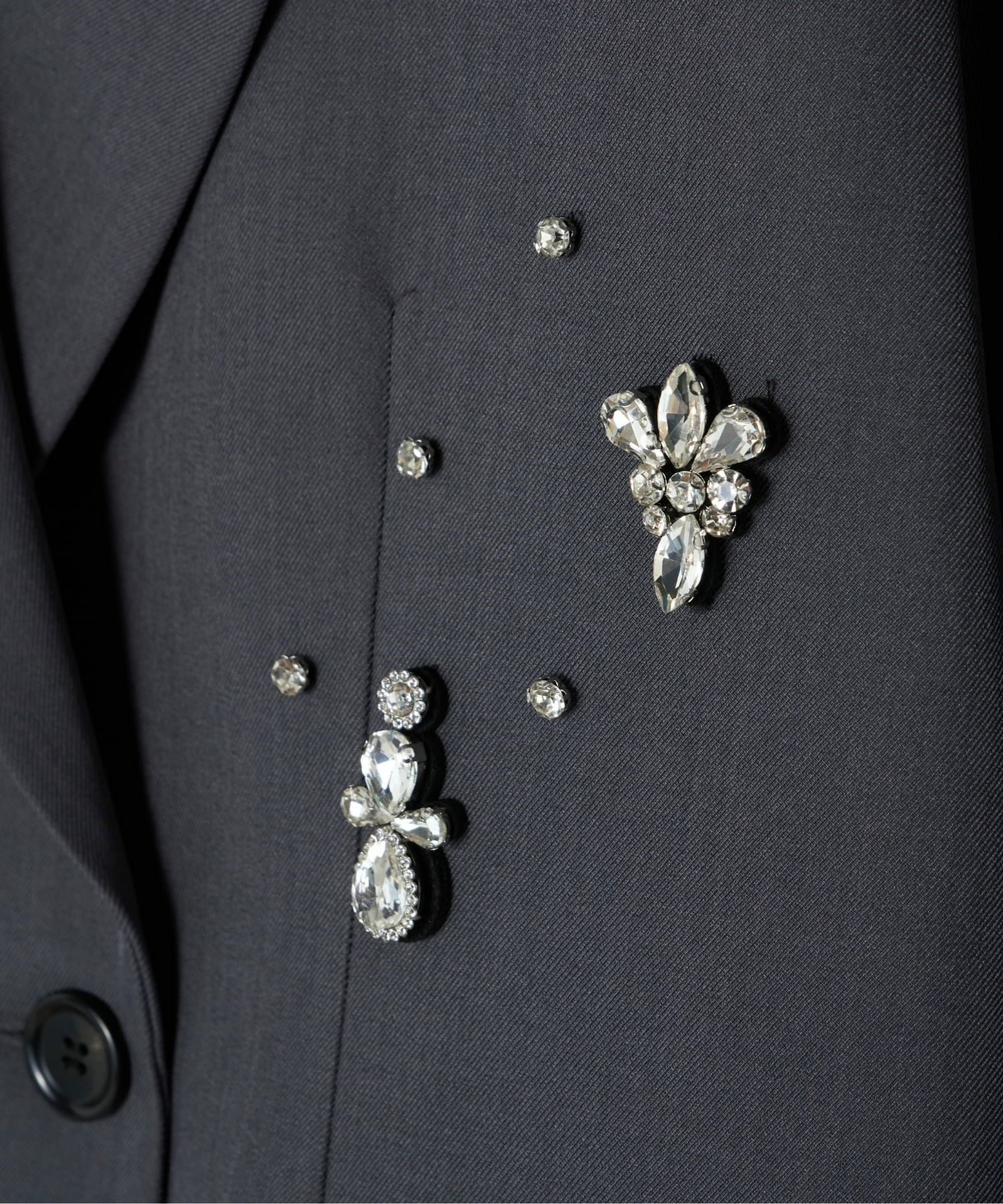 jewels shine boxy jacket | ANDRESD