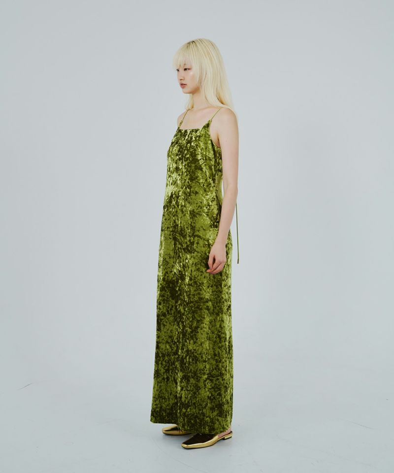 ♦︎ANDRESD♦︎drape velour dress drape velour dress | ANDRESD