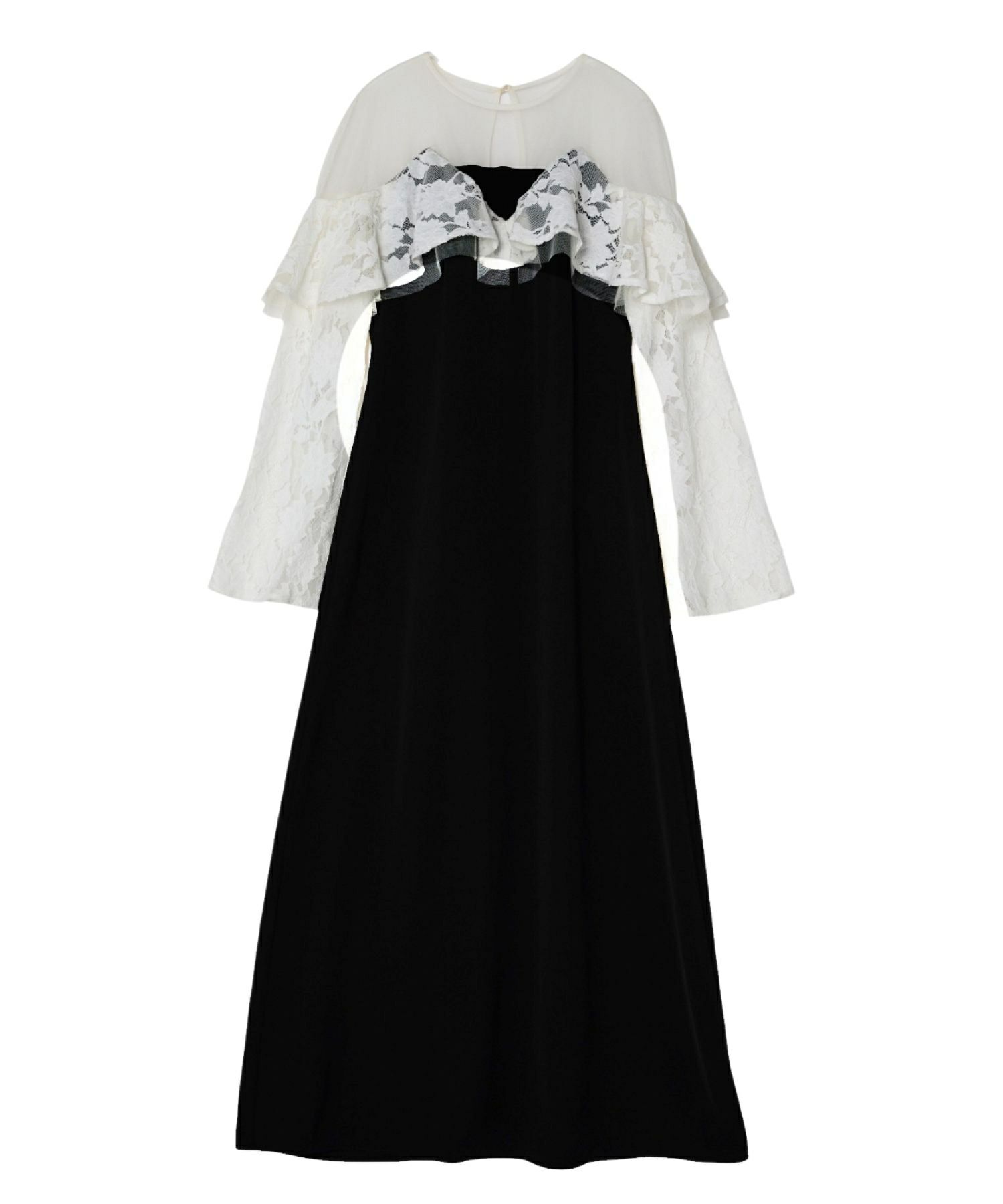 lace raffle dress | ANDRESD