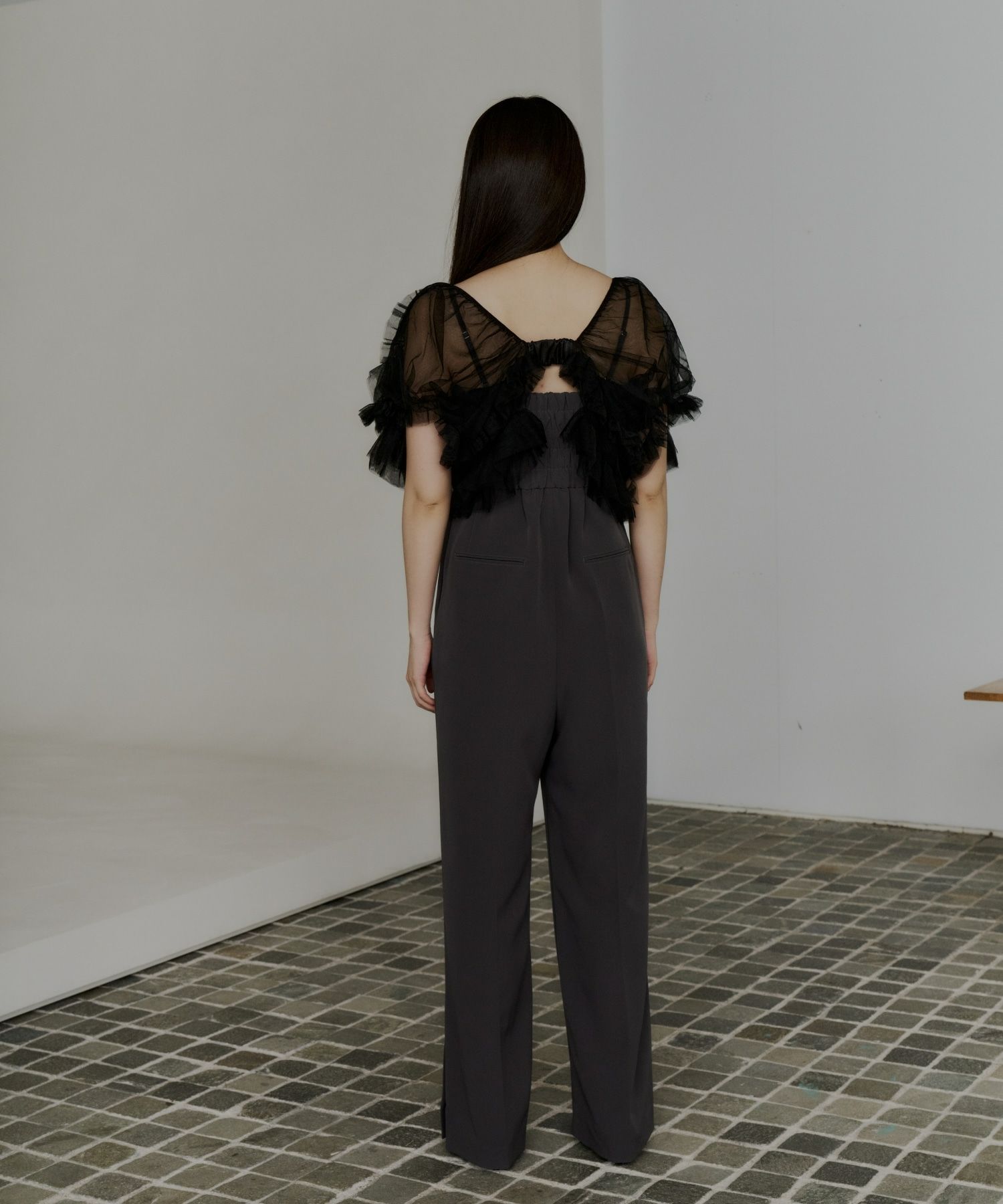mixing frills bolero | ANDRESD