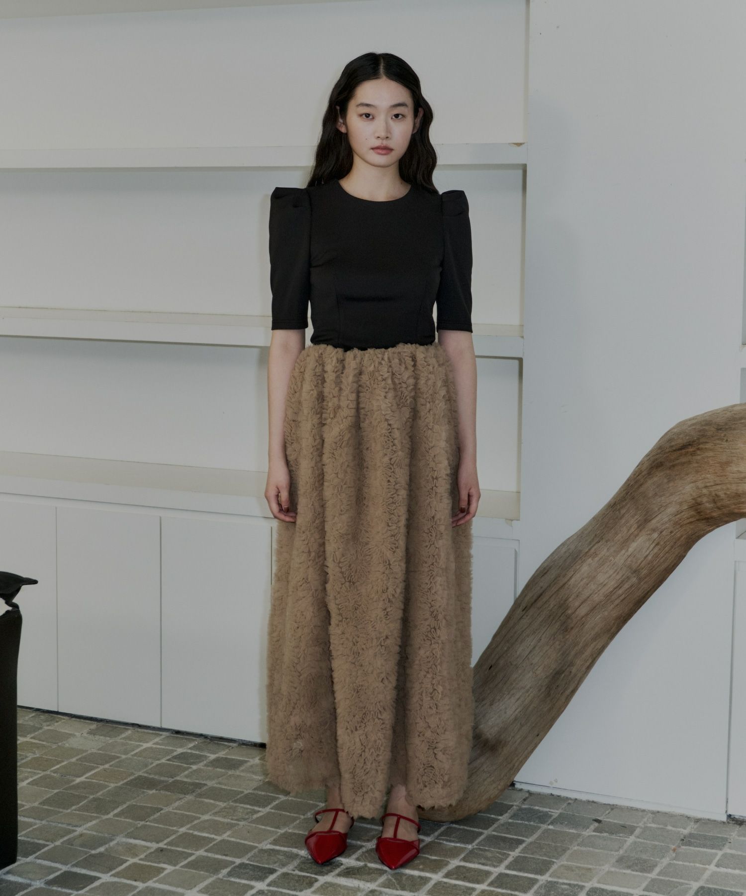 mocomoco set up half sleeve dress | ANDRESD