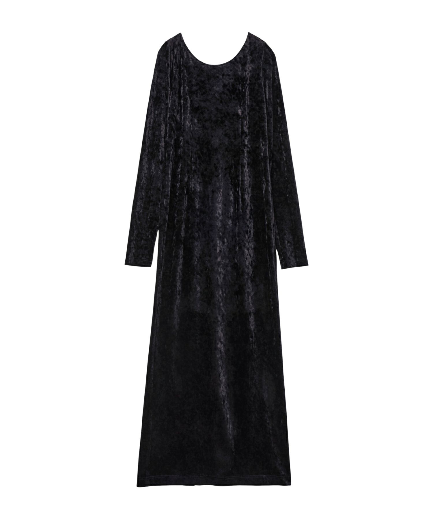 ANDRESD/drape velour dress/black/sサイズ DONOBAN（ドノバン） ドレス 「ANDRESD」drape velour dress ベロア