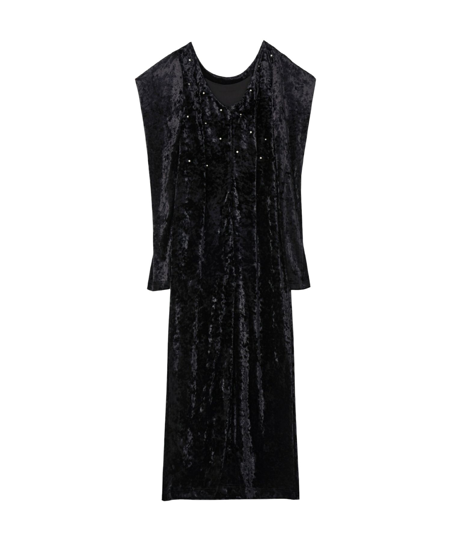 pearl glow velour dress | ANDRESD